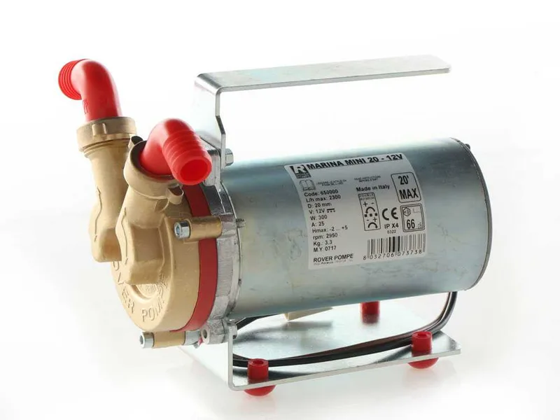 Rover Marina Mini 20 - Pompe de transfert électrique en bronze - 24 V