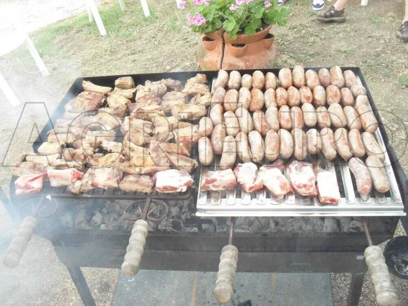 Cruccolini Party - Barbecue à bois et charbon en fer artisanal