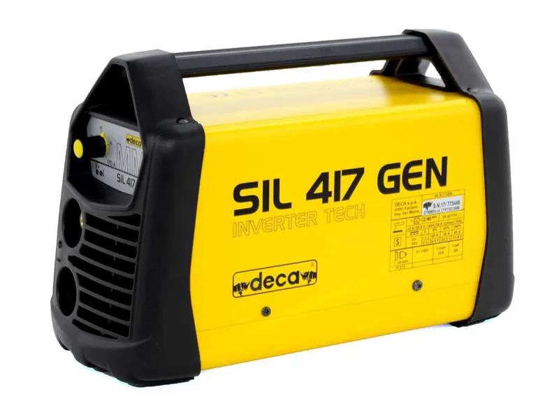 Poste à souder inverter Deca SIL 417GEN - 170 A max - alimentation 230 V - kit d'utilisation