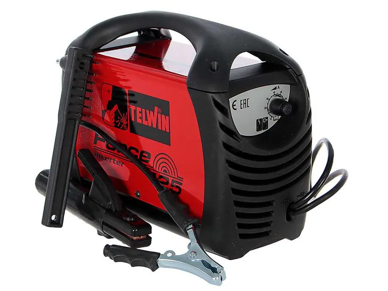 Telwin FORCE 125 - Poste à souder Inverter (MMA) + Masque, courant continu (DC)