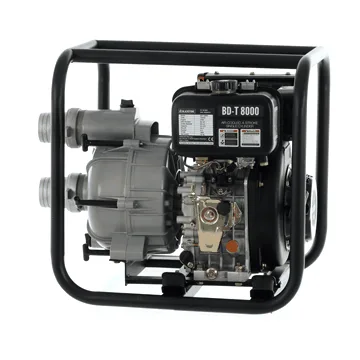 Pompe thermique diesel Blackstone BD-T 8000 pour eaux usées sales avec raccords 80 mm - Euro 5