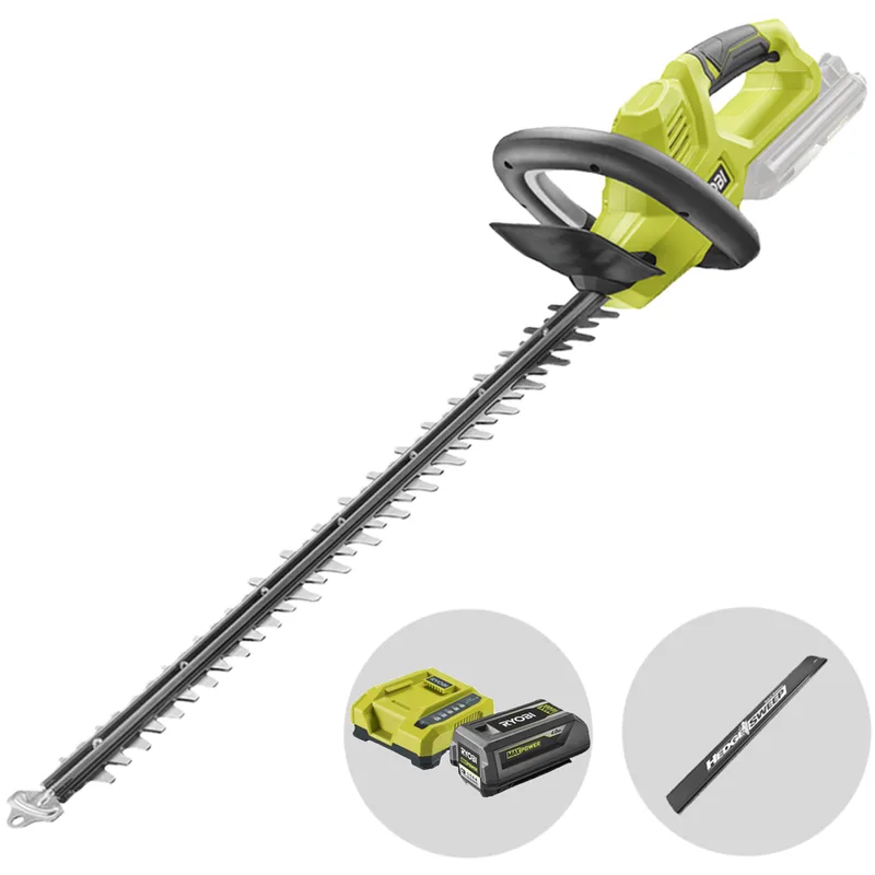 RYOBI RY36HT60A-140 - taille-haie à batterie - 36 V 4 Ah - à lames de 60 cm