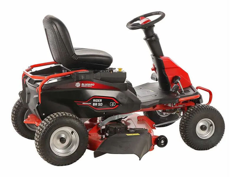 Blue Bird BR SD 98 - Tracteur tondeuse à batterie 48 V/75 Ah - Largeur de coupe de 98 cm
