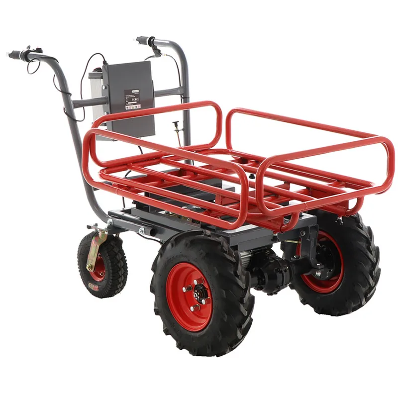 Brouette électrique à batterie GeoTech CAR 300T-T PLUS - Batterie de 40V et 6 Ah