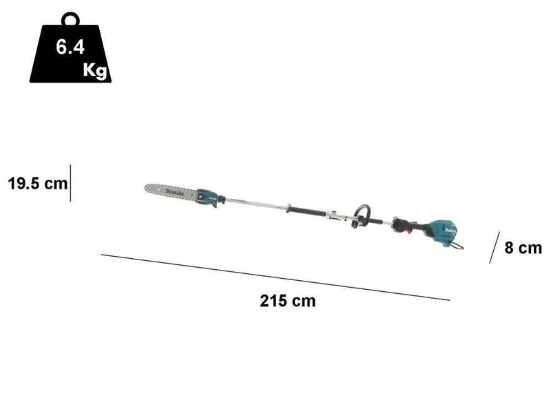Perche élagueuse multifonctions à batterie Makita UX01G - 40V 2.5Ah