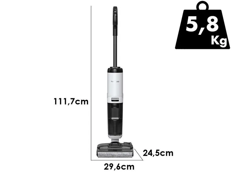 Tineco Floor One S5 max - Autolaveuse à batterie - 3 en 1 : lave, sèche et aspire