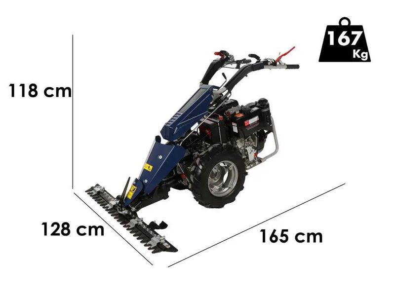 BullMach Chimera 400D - Motofaucheuse multifonction - Moteur Diesel 418 cm³
