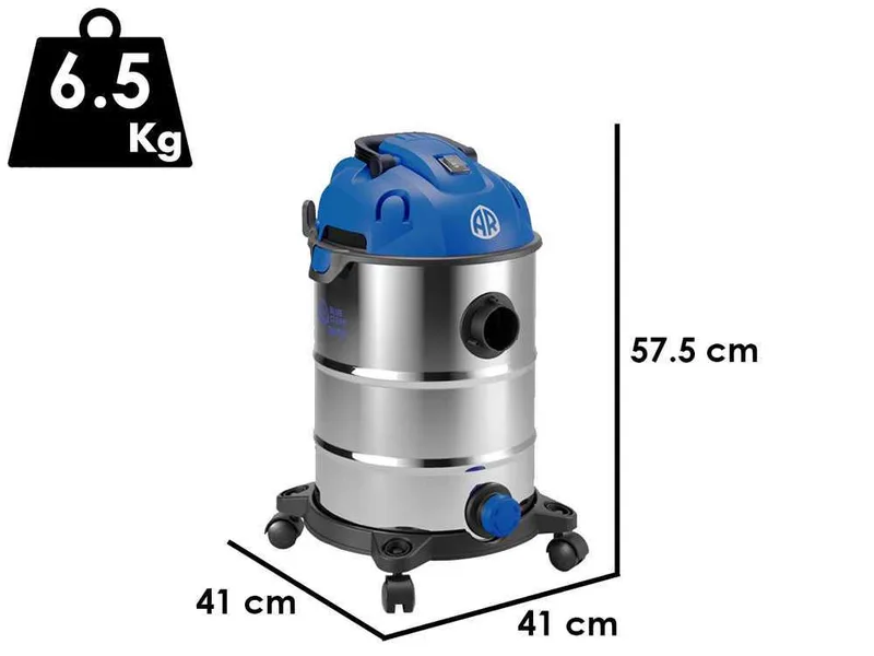 Annovi & Reverberi AR3670 - Aspirateur bidon multifonctions - Cuve Inox 30 L - 1600W
