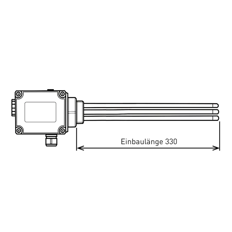 Résistance électrique à visser / Cartouche chauffante ESH 2.00 - 2 kW - 330 mm