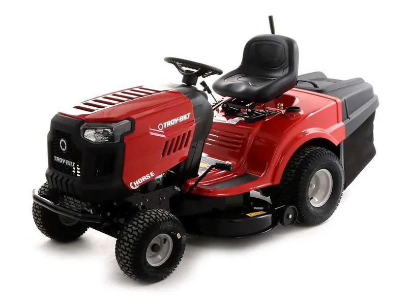 Troy Bilt Horse 105T-R - Tracteur tondeuse - boîte hydrostatique - bac de ramassage