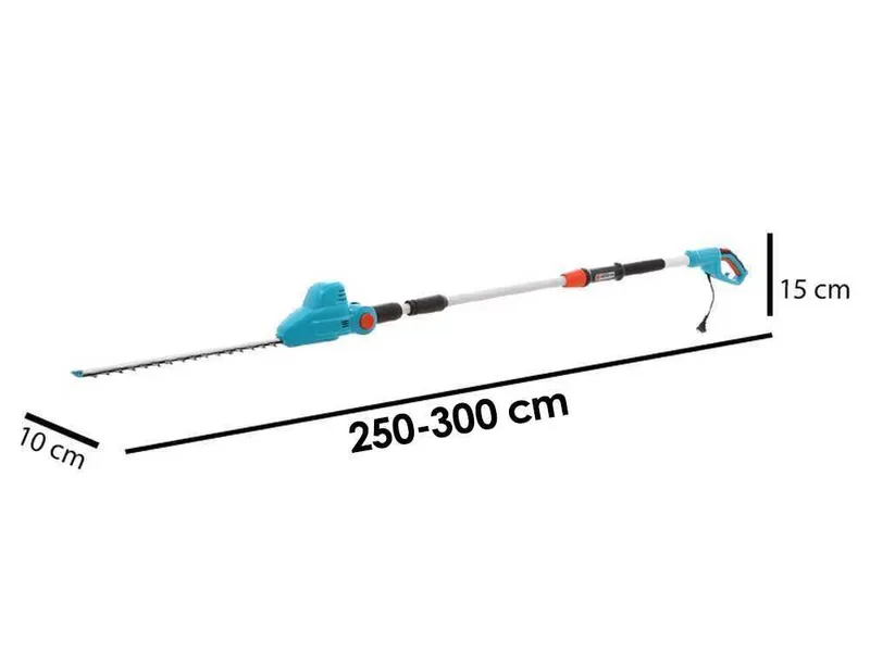 Gardena THS 500/48 - Taille-haie électrique sur perche de rallonge télescopique - Lame de 48 cm