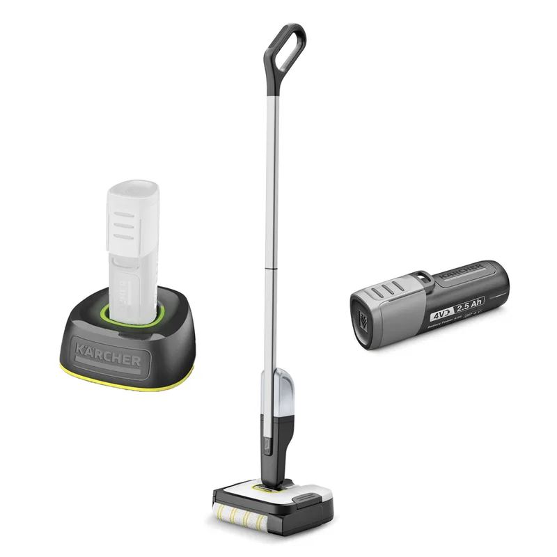 Karcher FC 2-4 - Nettoyeur de sols à batterie - 3 en 1 : lave, sèche et aspire