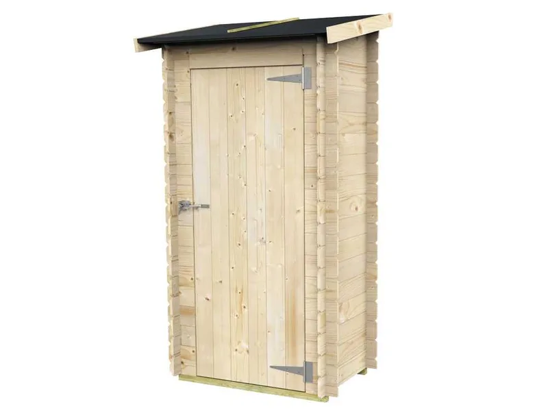 Alce Arturo 94x64 - Abri de jardin en bois - Avec toit à une pente - 94x64x188 cm