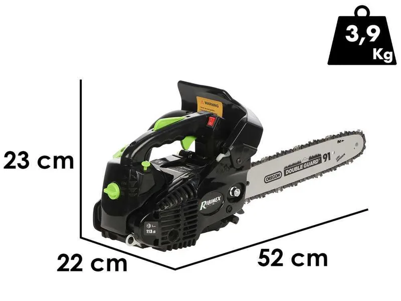 Ribimex PRTRT301PRO - Tronçonneuse de taille thermique - Lame de 30cm
