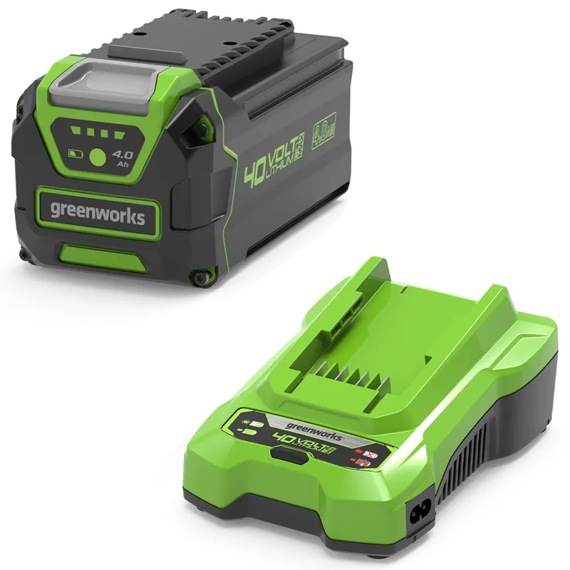 Starter kit Greenworks Batterie 40V 4Ah + Chargeur