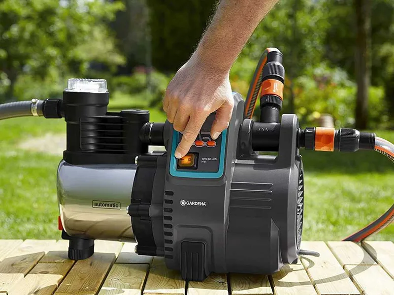 Pompe électrique Gardena automatique 6000/6E LCD Inox - 1300W