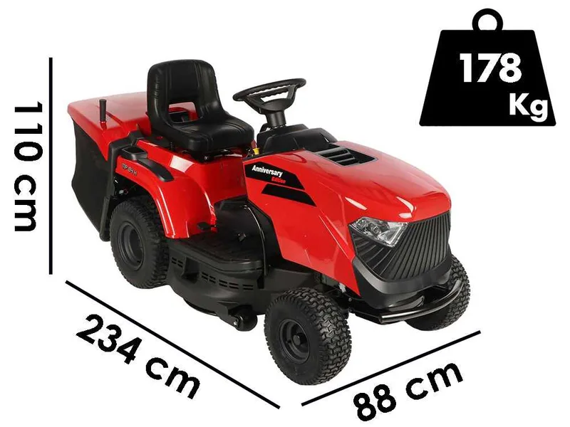 Special MP 84 HD - Tracteur tondeuse - Transmission hydrostatique - Bac de ramassage - Bouchon mulching