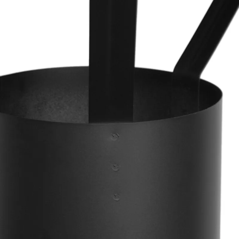 Raik Basic chapeau de pluie FAL 180mm EW noir pour tuyau de fumée / conduit de fumée