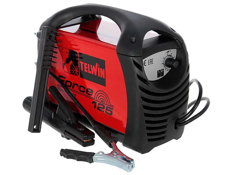 Poste à souder inverter à électrode courant continu Telwin FORCE 125 - puissance 80 A - Kit