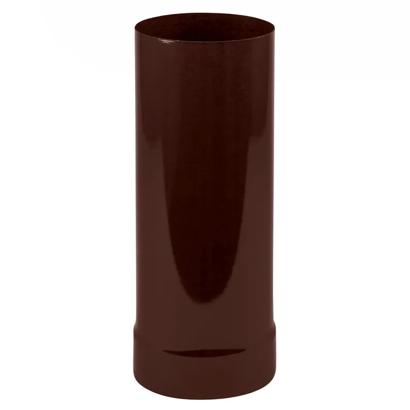 Raik Tuyau de Fumée / Tuyau de Poêle Émaillé 150mm - Tube Télescopique Marron
