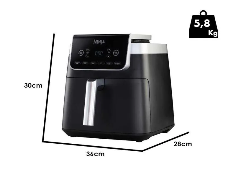 Ninja AF180EU - Friteuse à air chaud - 6,2 L