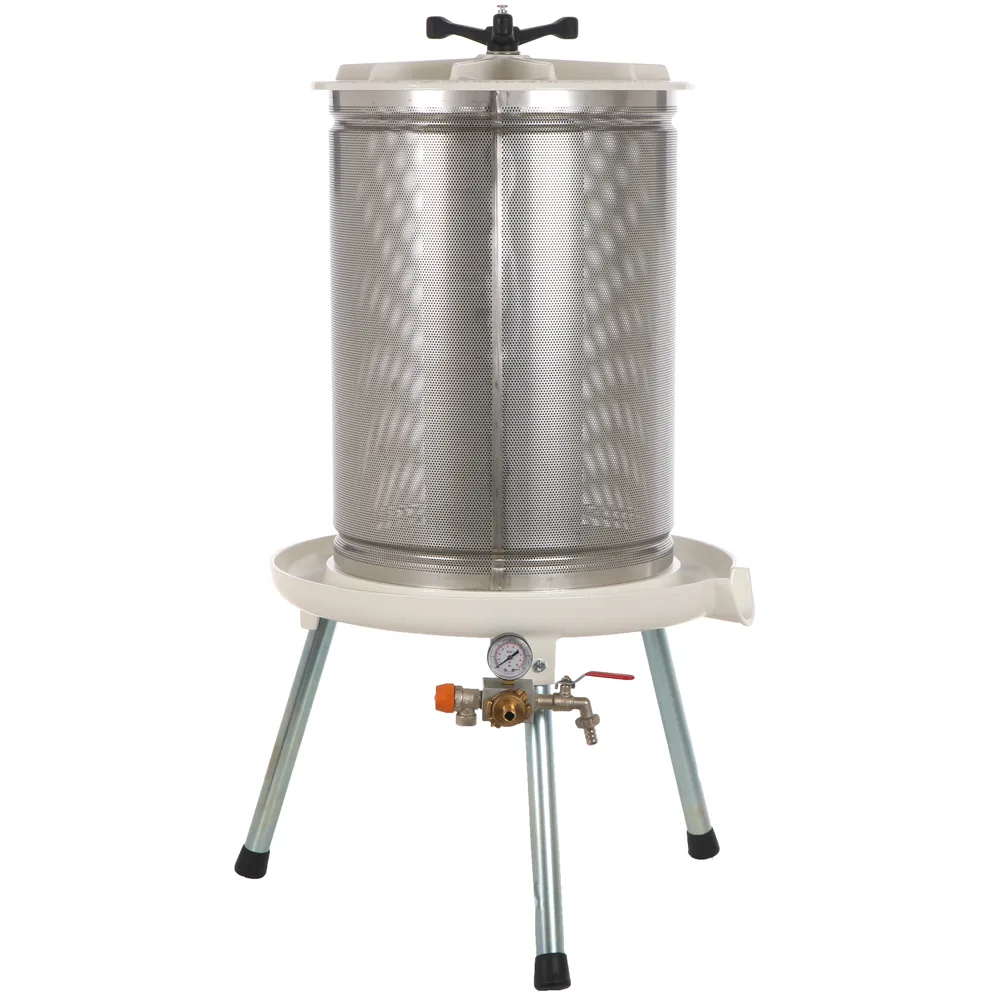 Premium Line Garda - Pressoir hydraulique à fruits 80 L - Cuve INOX