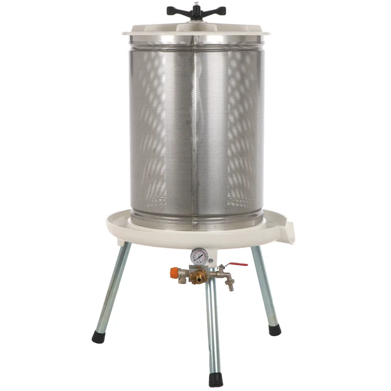 Premium Line Garda - Pressoir hydraulique à fruits 80 L - Cuve INOX