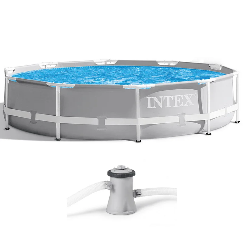 Intex Prisma Frame 26702NP - Ø305x76 cm - Piscine Ronde + Épurateur à cartouche
