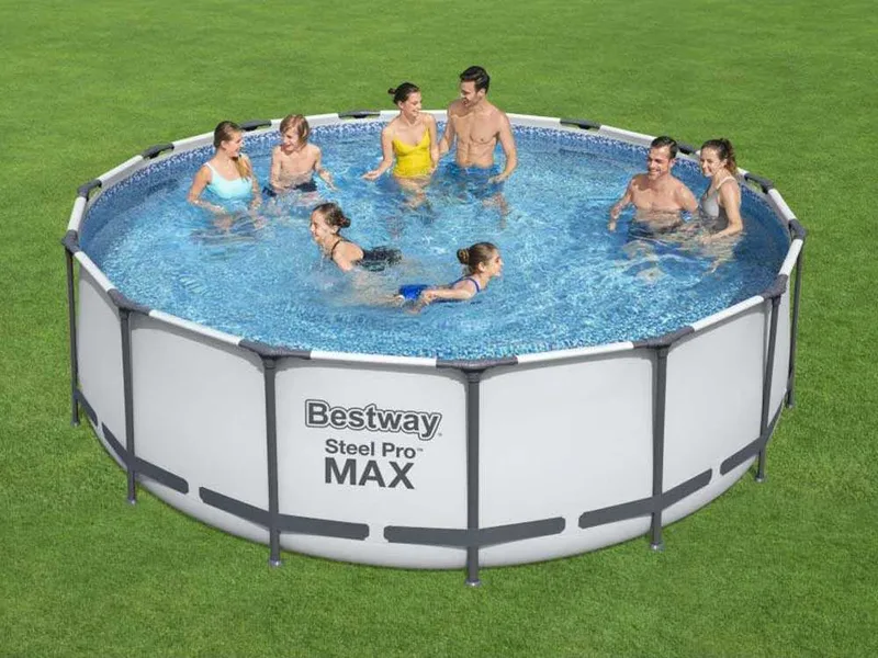 Bestway Steel Pro Max 56438 - Ø457x122 cm - Piscine ronde