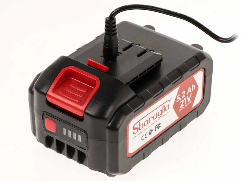 Kit Sbaraglia Tecno Cordless - 2x batteries 21V/5.2 Ah + 1x Chargeur