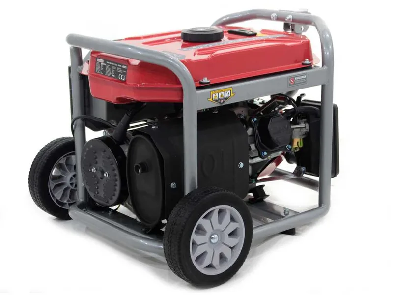 GeoTech Pro GGP 3500 ES - Groupe électrogène sur chariot avec AVR 3 kW - Continue 2.8 kw Monophasé