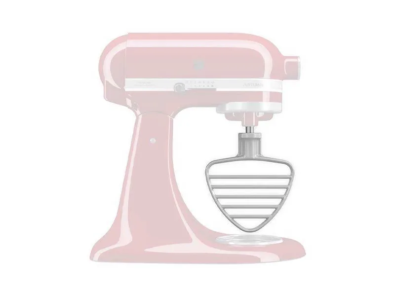 KitchenAid 5KSMPB5W - Batteur à pâtisserie revêtement blanc