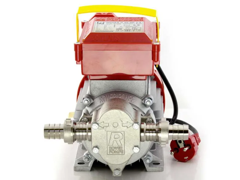 Rover Novax G 20 – Pompe électrique de transfert d’huile à engrenages en alliage anticorrosion – 0,6 CV