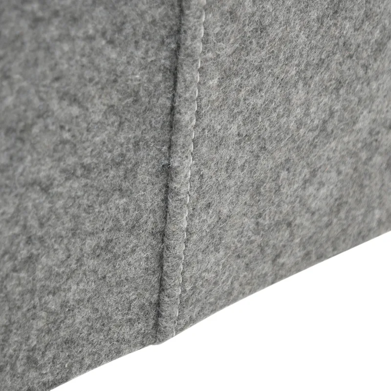 Raik panier en feutre, gris clair, grand