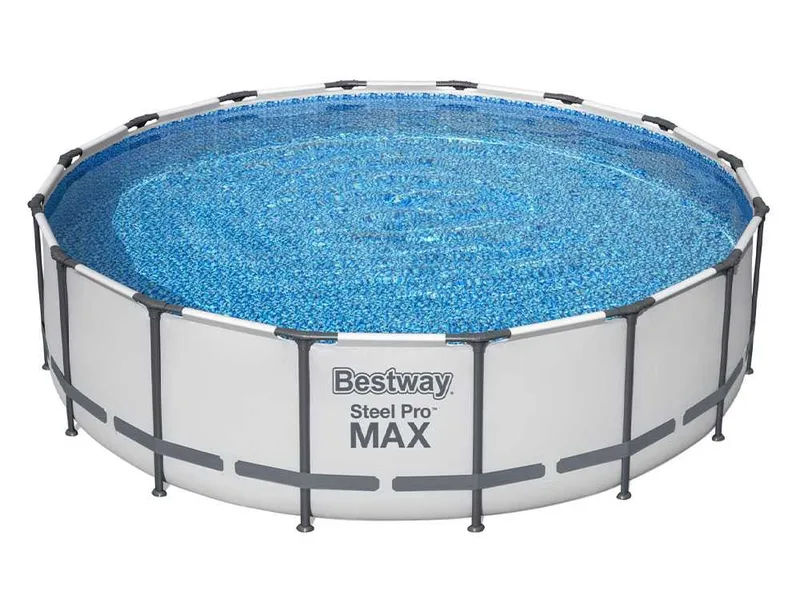 Bestway Steel Pro max 5612Z - Ø488x122 cm - Piscine ronde pour 9-10 personnes