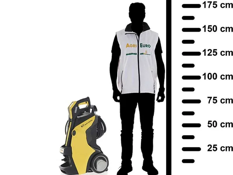 Nettoyeur haute pression Karcher à eau froide K7 Smart Control Home - 180 bars - avec Bluetooth