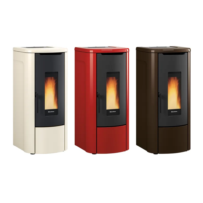 Extraflame Evolution Line Rosanna Idro Poêle à granulés bouilleur Acier Bronze