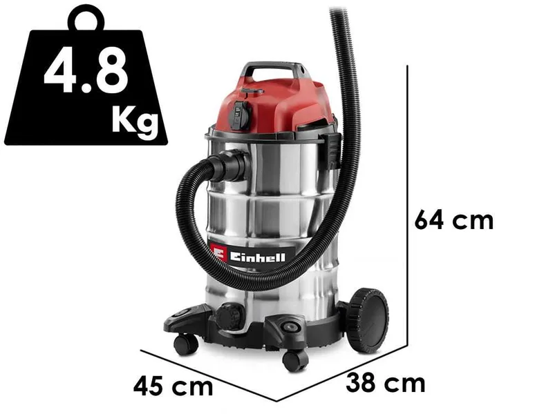 Einhell TC-VC 3055 SA - Aspirateur eau et poussière - 30 L - 900 W