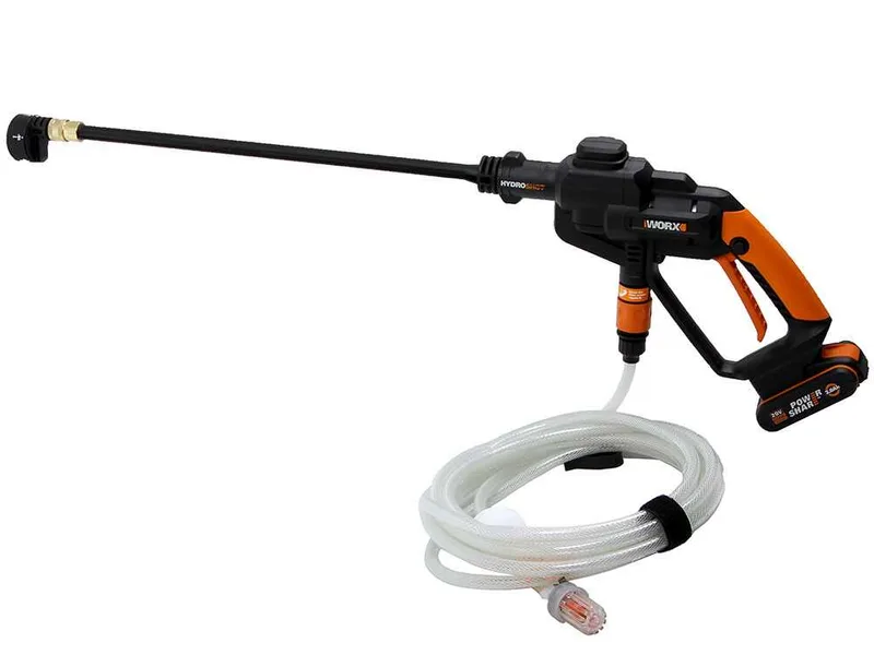 Pistolet nettoyeur haute pression Worx WG620E 20V Lithium avec batterie 2A Powershare