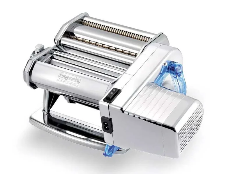 Imperia Electric Ipasta Inox - Laminoir - Machine à pâtes électrique/manuelle 65W