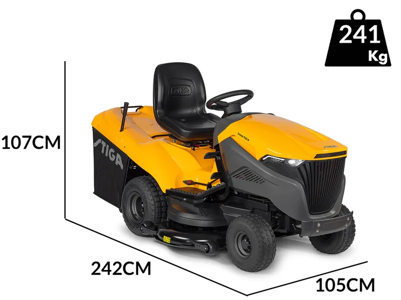 Stiga Estate 7122 W - Tracteur tondeuse thermique - Moteur ST 650