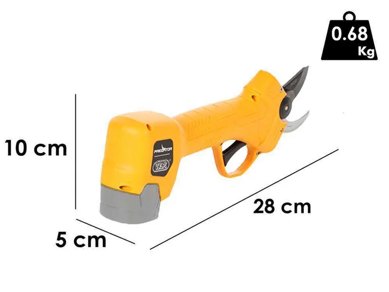 Volpi PV280 - Sécateur électrique de taille - Diamètre de coupe 25 mm - sans batterie et sans chargeur
