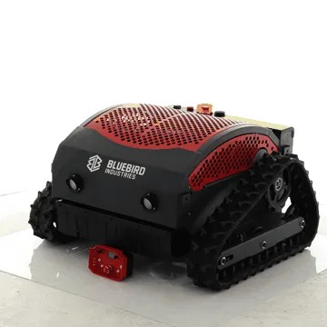 BlueBird FM 23-53 - Robot débroussailleur à chenilles hybride (thermique + batterie) - Radiocommandé