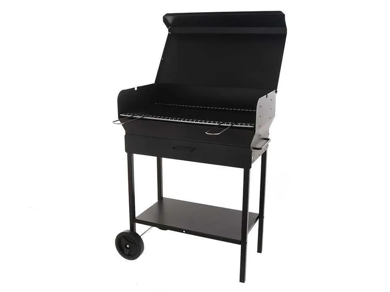 Mille Doriano - Barbecue à charbon en fer artisanal - 57,5x37 cm