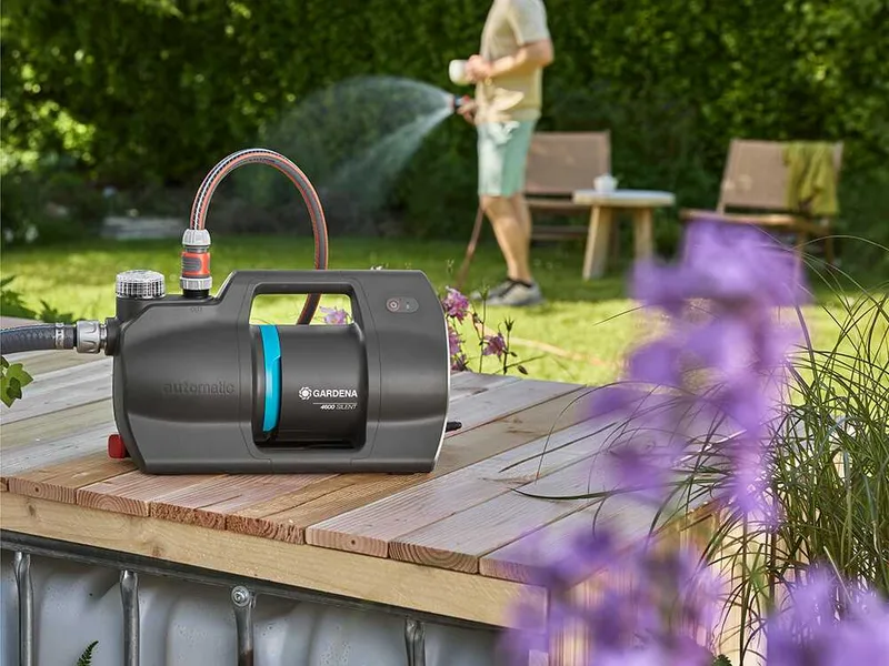 Gardena 4600 Silent - Pompe électrique de jardin auto-amorçante - 600 W