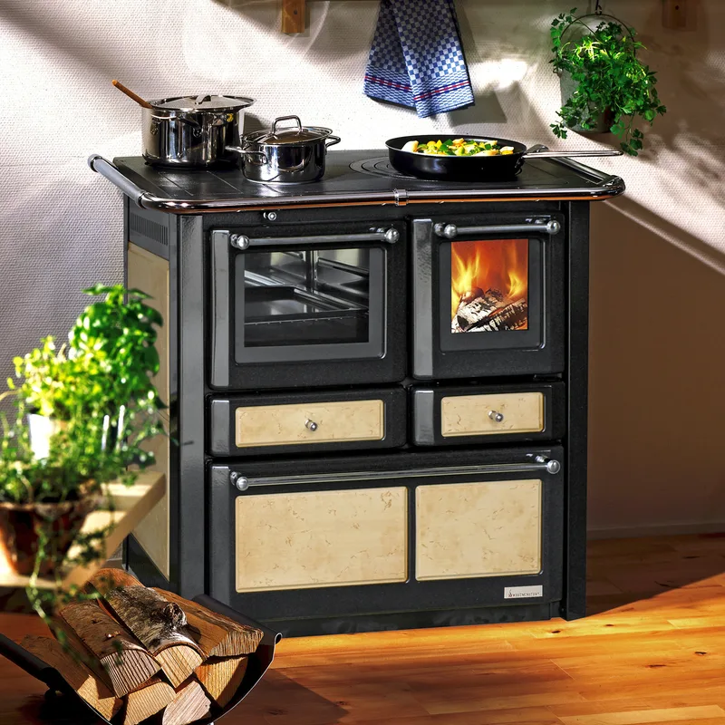 Wamsler K 85 F Poêle de cuisine en céramique antique, four à gauche