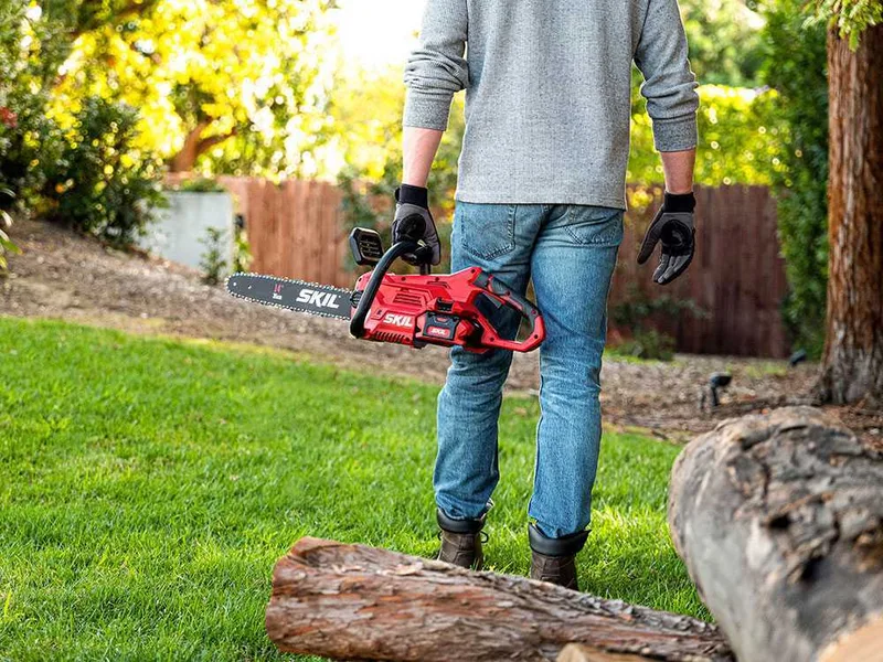 Skil 0581 CA - Tronçonneuse à batterie 40 V 2 Ah - Guide de 35 cm