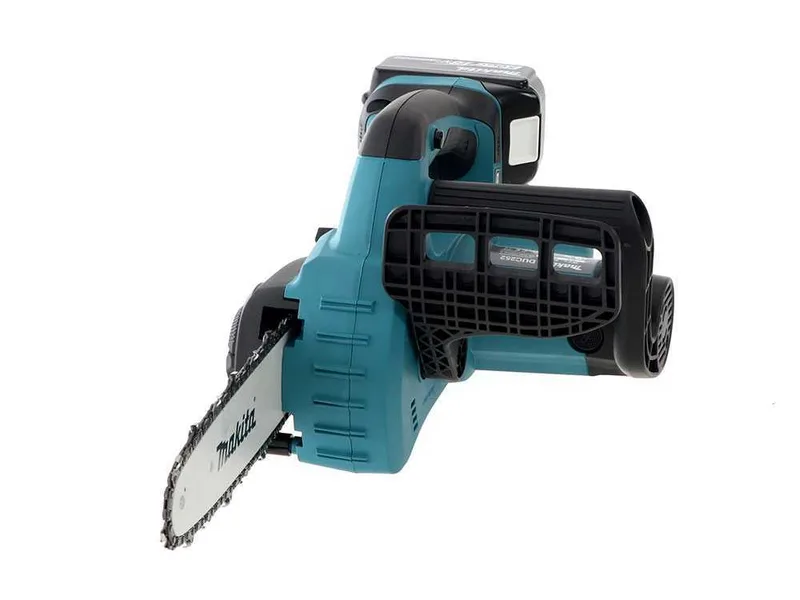 Makita DUC252 - Tronçonneuse à batterie - 2 x 18 V 5 Ah - Guide 25 cm