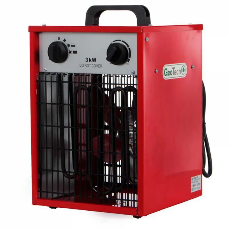 GeoTech EH 300 S - Générateur d'air chaud électrique avec ventilateur - monophasé