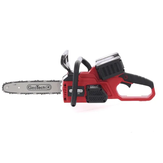 GeoTech X-Line CS-40V - Tronçonneuse à batterie - Guide de 30 cm - 40 V 5 Ah